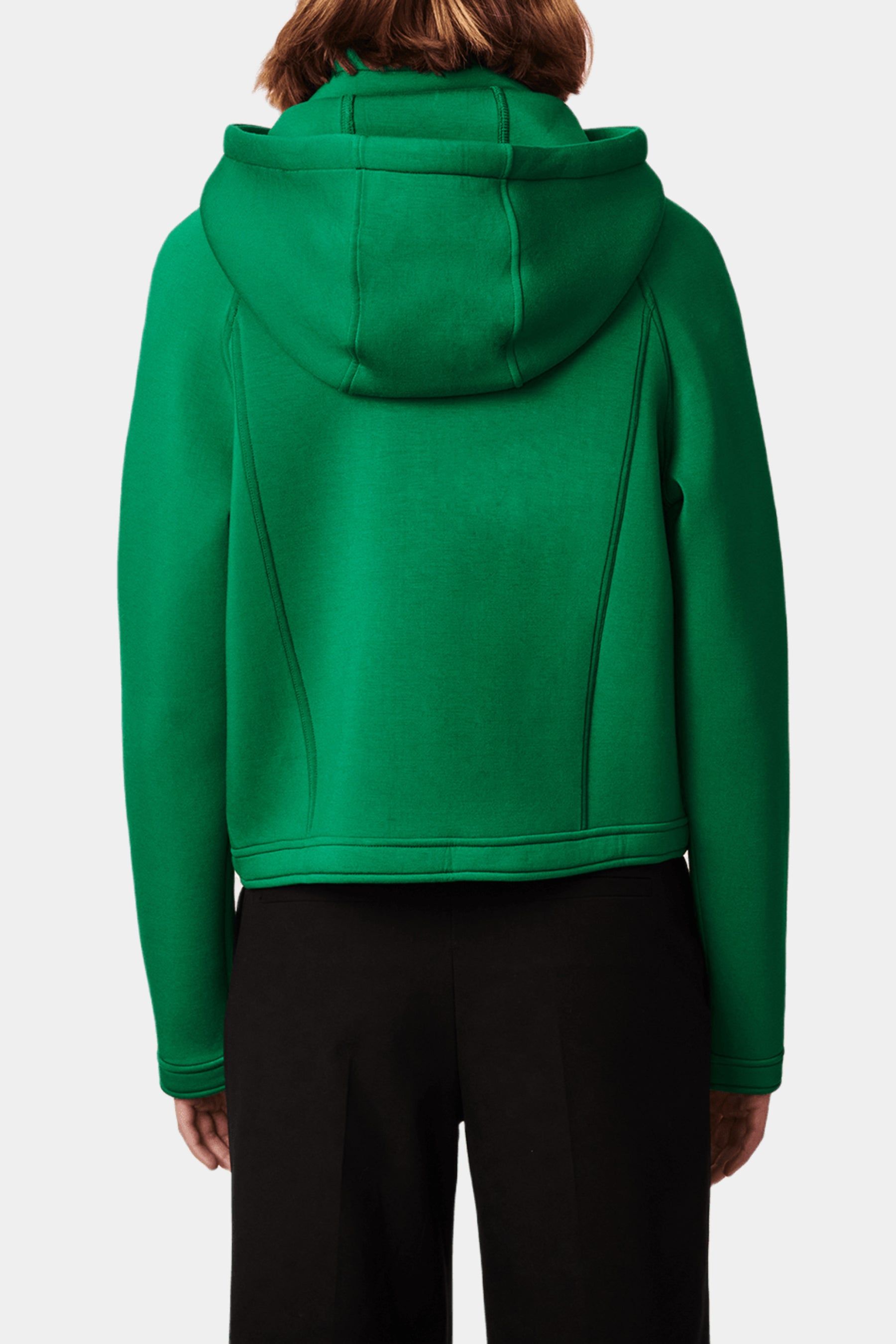 Hooded Knit Neoprene Jacket sold by Lord & Taylor product image thumbnail 19
