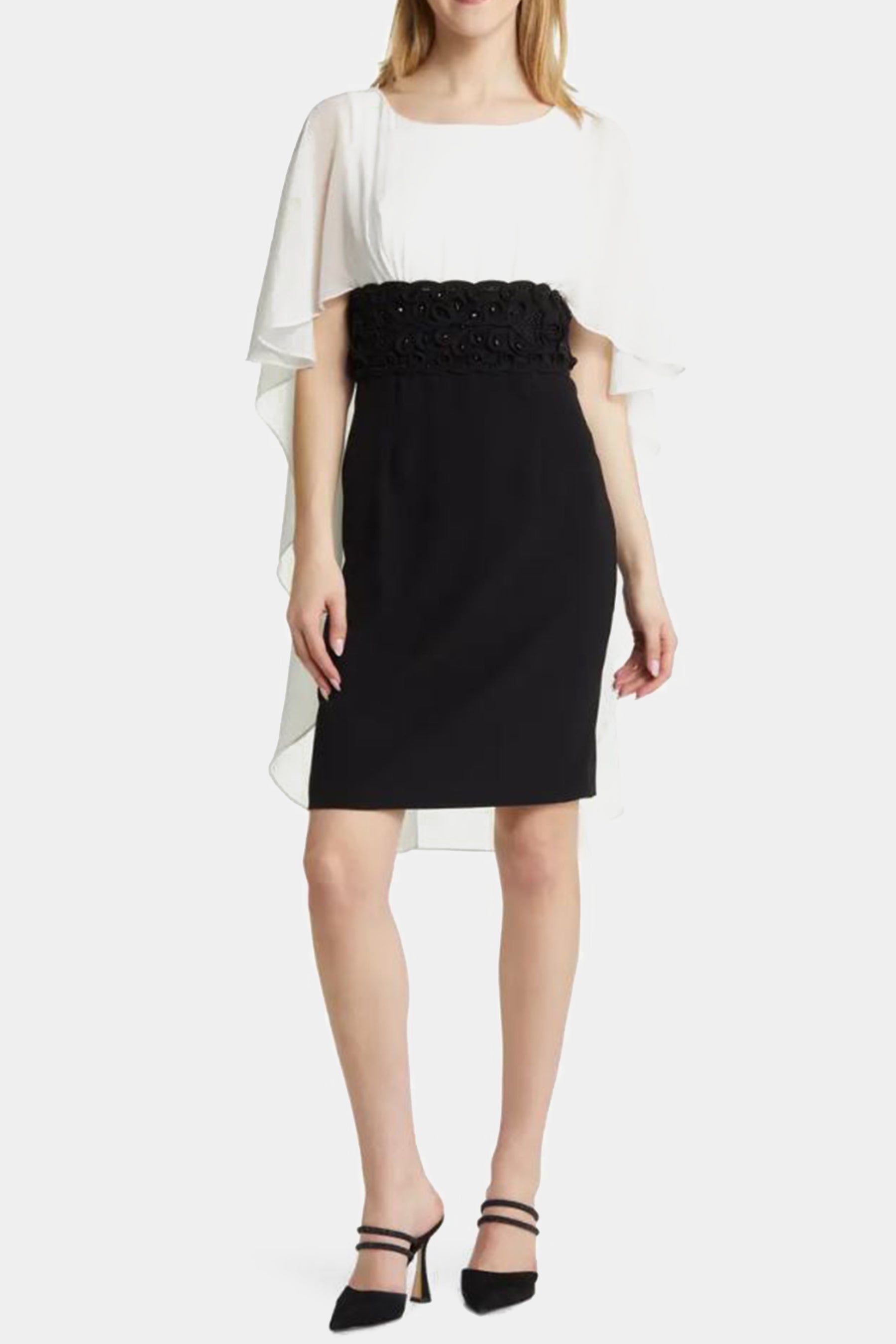 Chiffon Cape Dress sold by Lord & Taylor