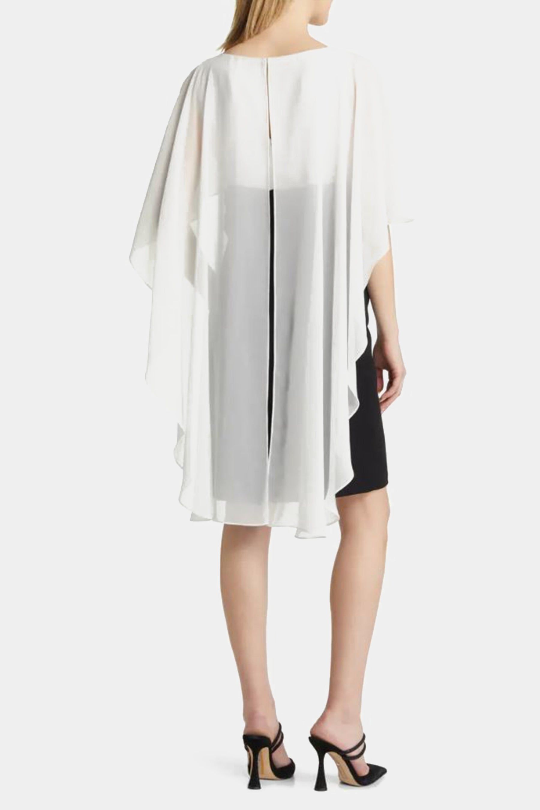 Chiffon Cape Dress sold by Lord & Taylor product image thumbnail 2