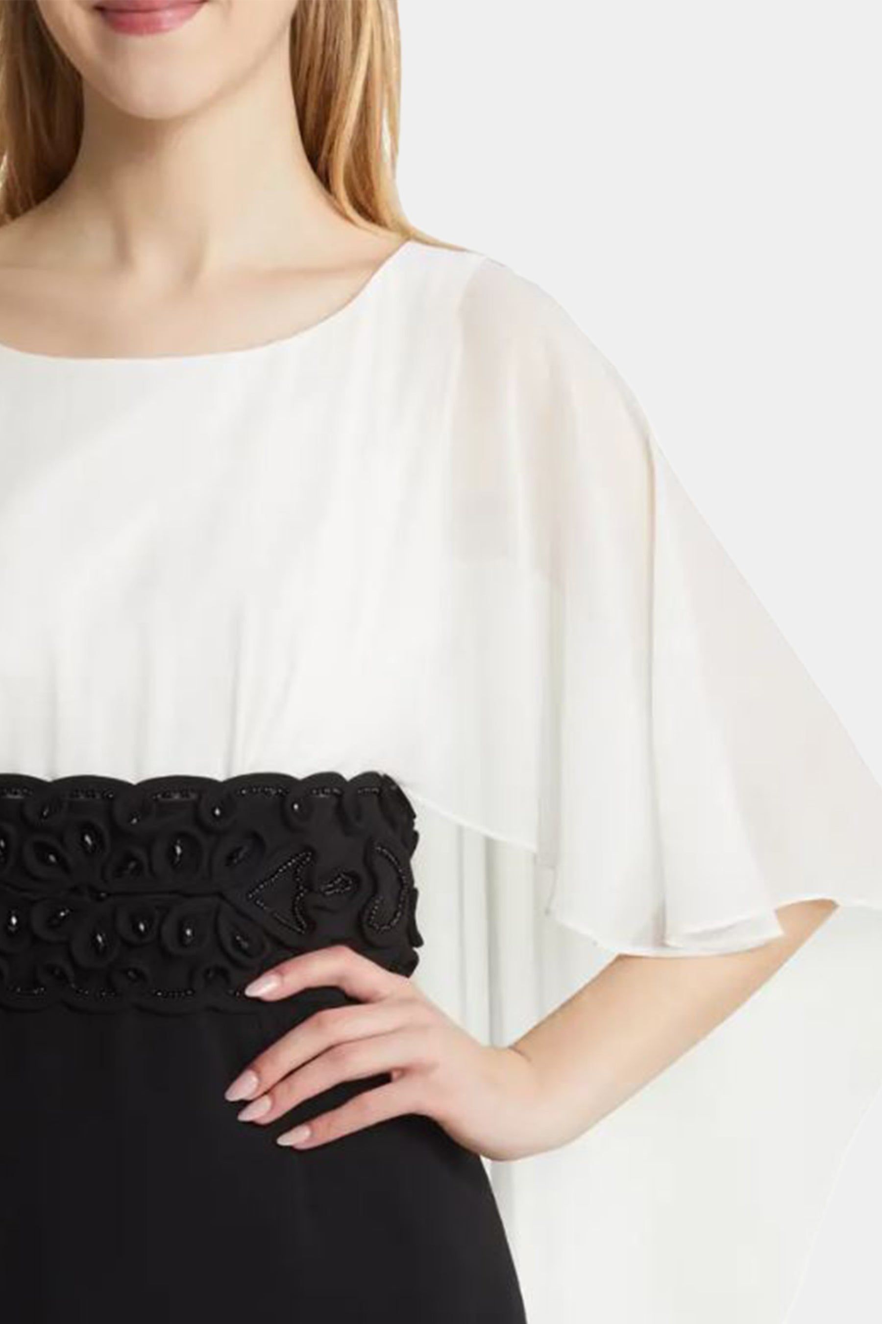 Chiffon Cape Dress sold by Lord & Taylor product image thumbnail 3