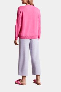 Crew Neck Pointelle Hearts Sweater sold by Lord & Taylor