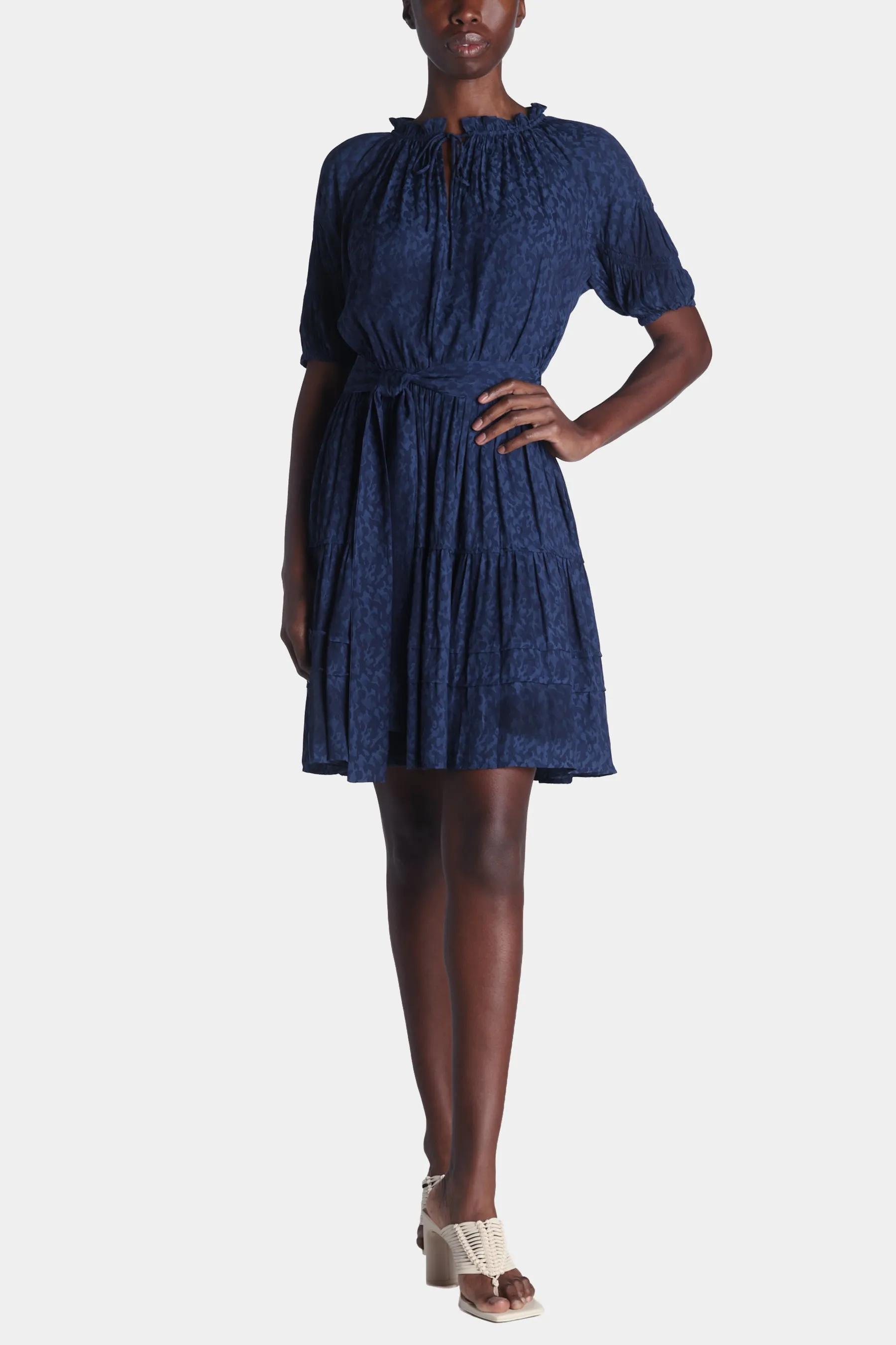 1/2 Sleeve Belt Waisted Mini Dress sold by Lord & Taylor product image thumbnail 4