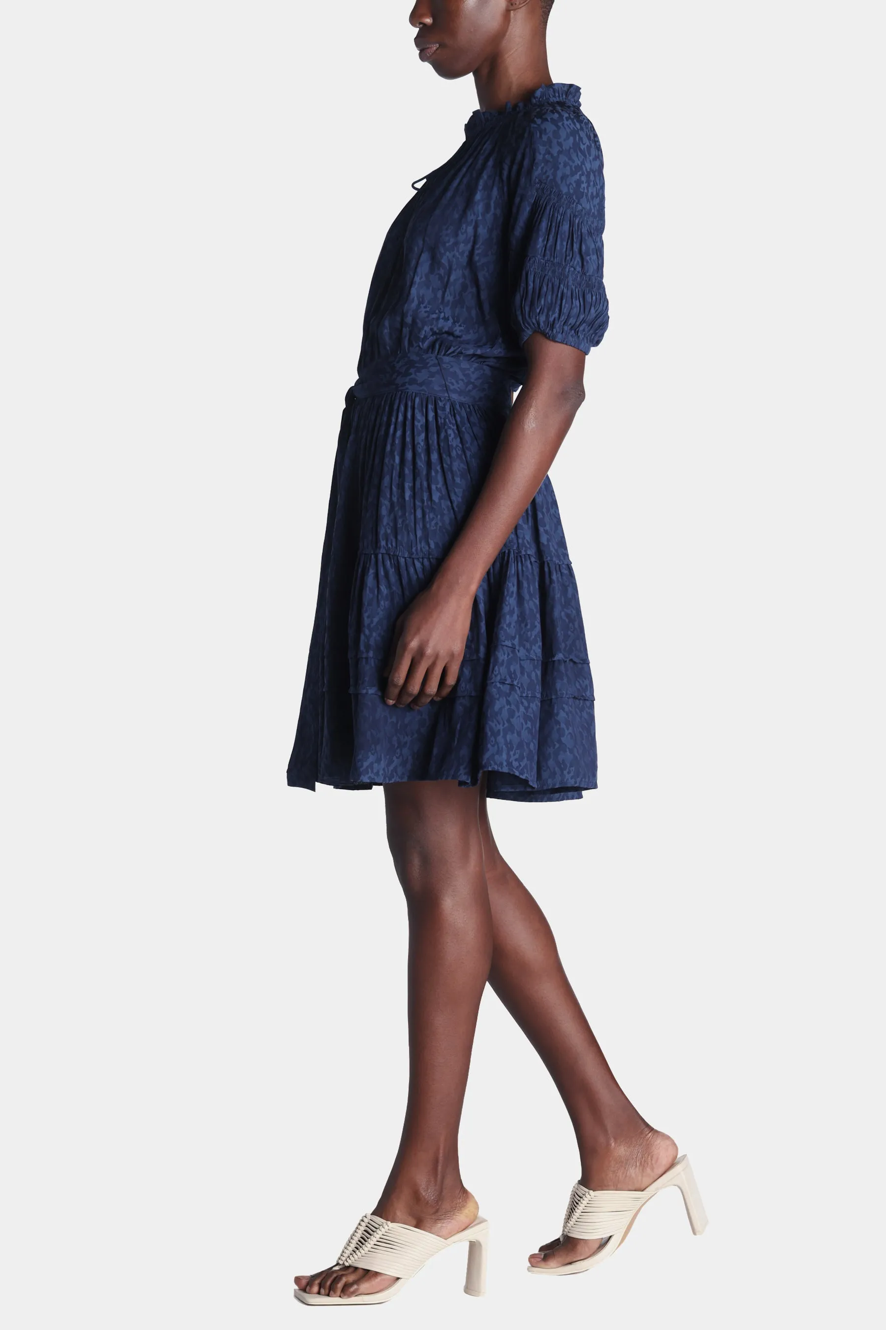 1/2 Sleeve Belt Waisted Mini Dress sold by Lord & Taylor product image thumbnail 3