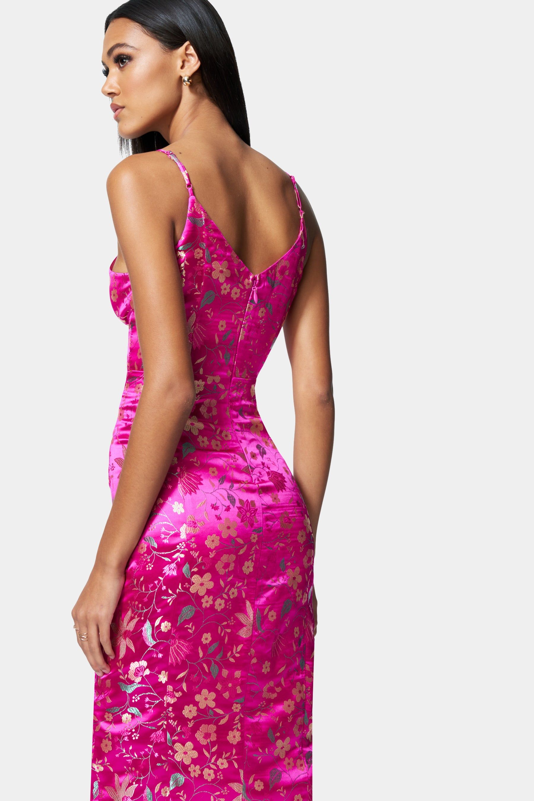 Floral Jacquard Midi Dress sold by Lord & Taylor product image thumbnail 3