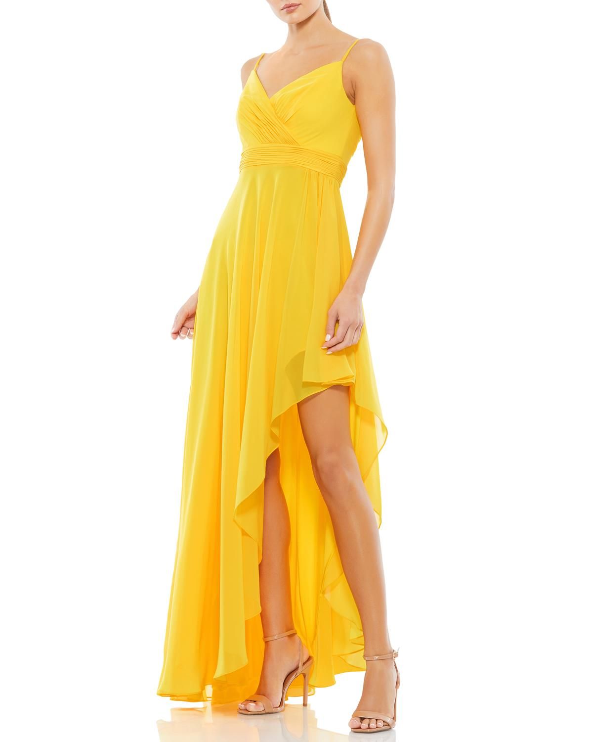 Ruffle Asymmetrical Hem Chiffon Maxi Dress sold by Lord & Taylor product image thumbnail 5