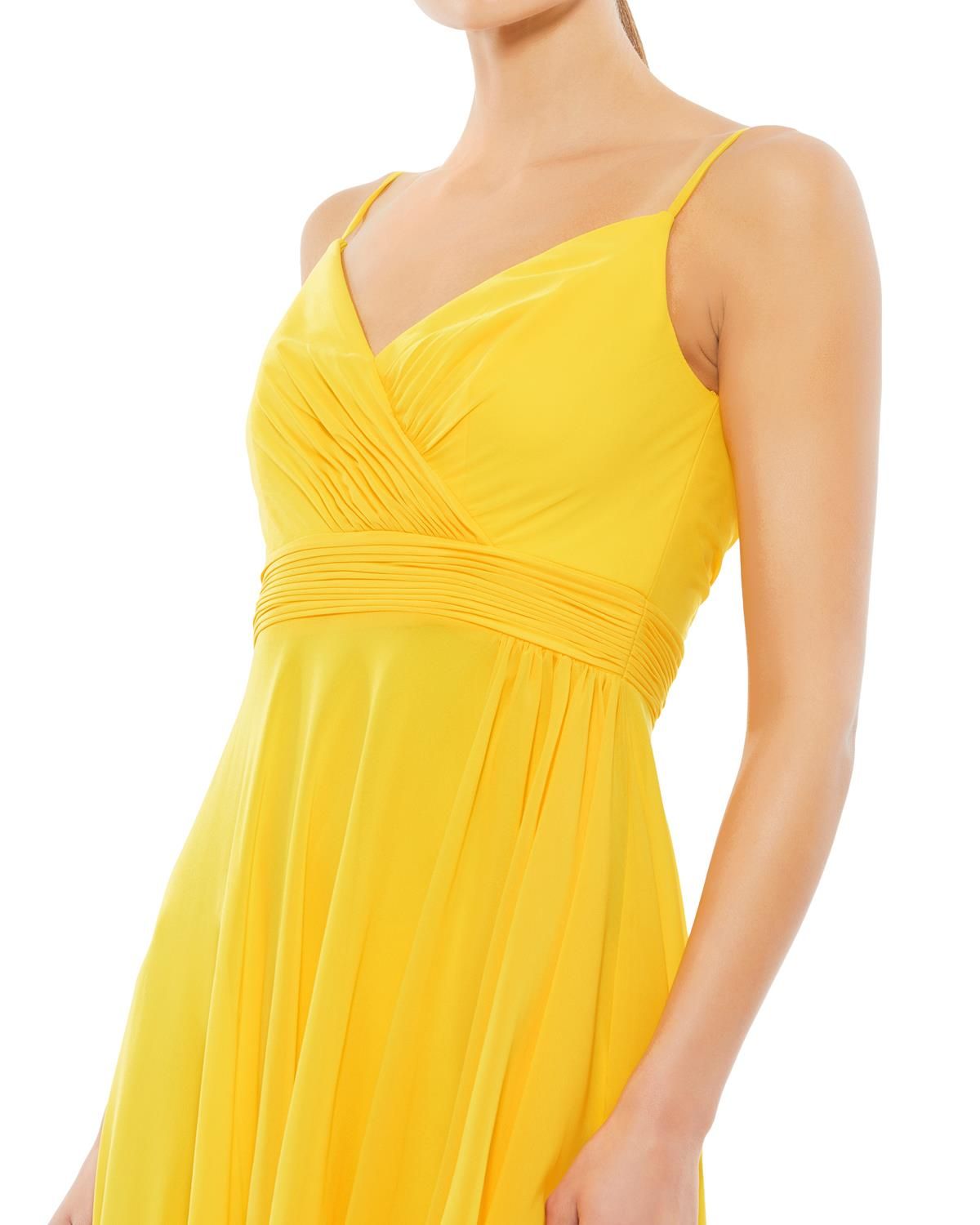 Ruffle Asymmetrical Hem Chiffon Maxi Dress sold by Lord & Taylor product image thumbnail 3