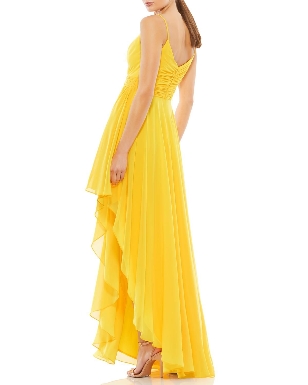 Ruffle Asymmetrical Hem Chiffon Maxi Dress sold by Lord & Taylor product image thumbnail 2