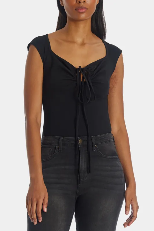 Keyhole Halter Neck Off The Shoulder Top sold by Lord & Taylor
