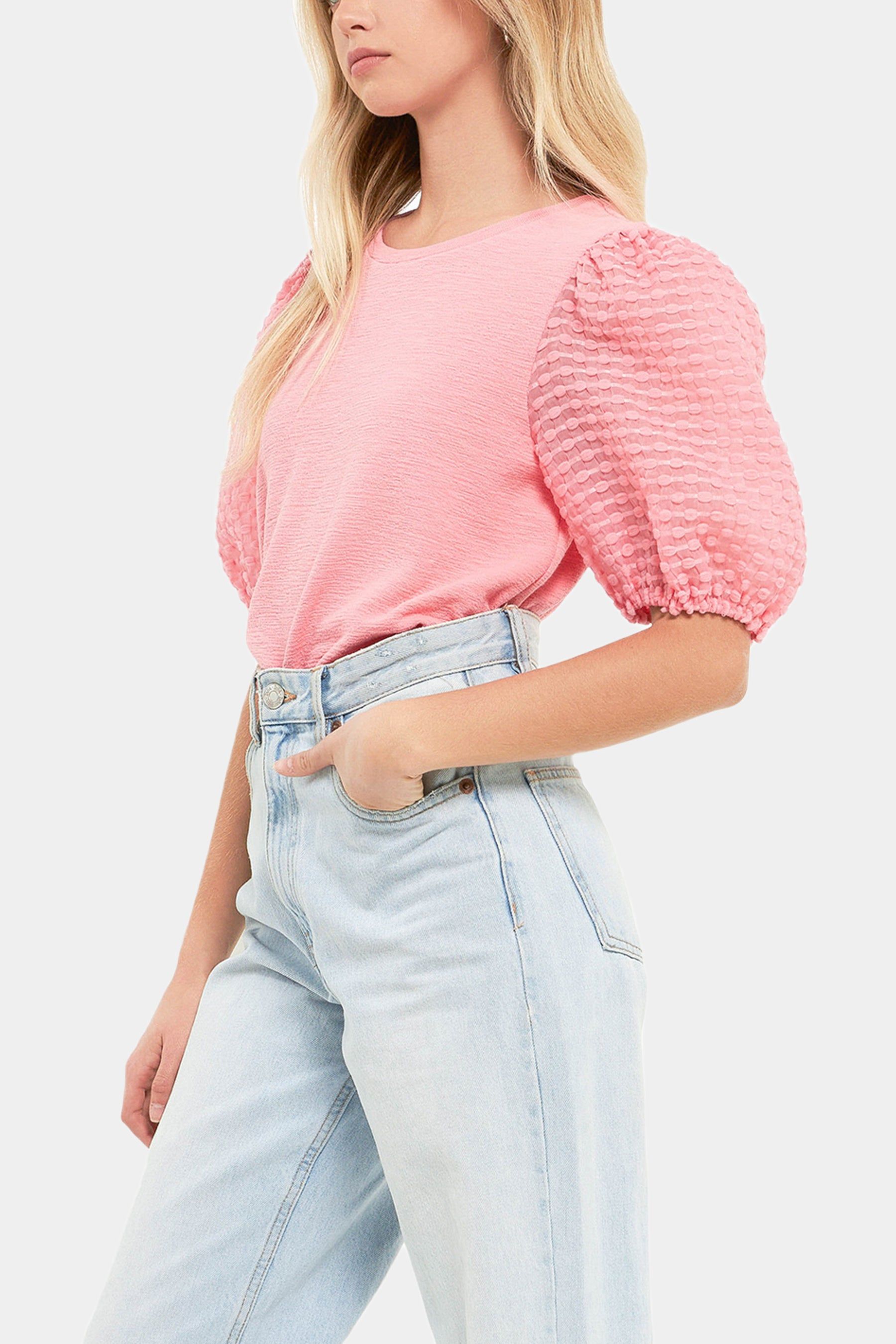 Textured Sleeve Blouse sold by Lord & Taylor product image thumbnail 4