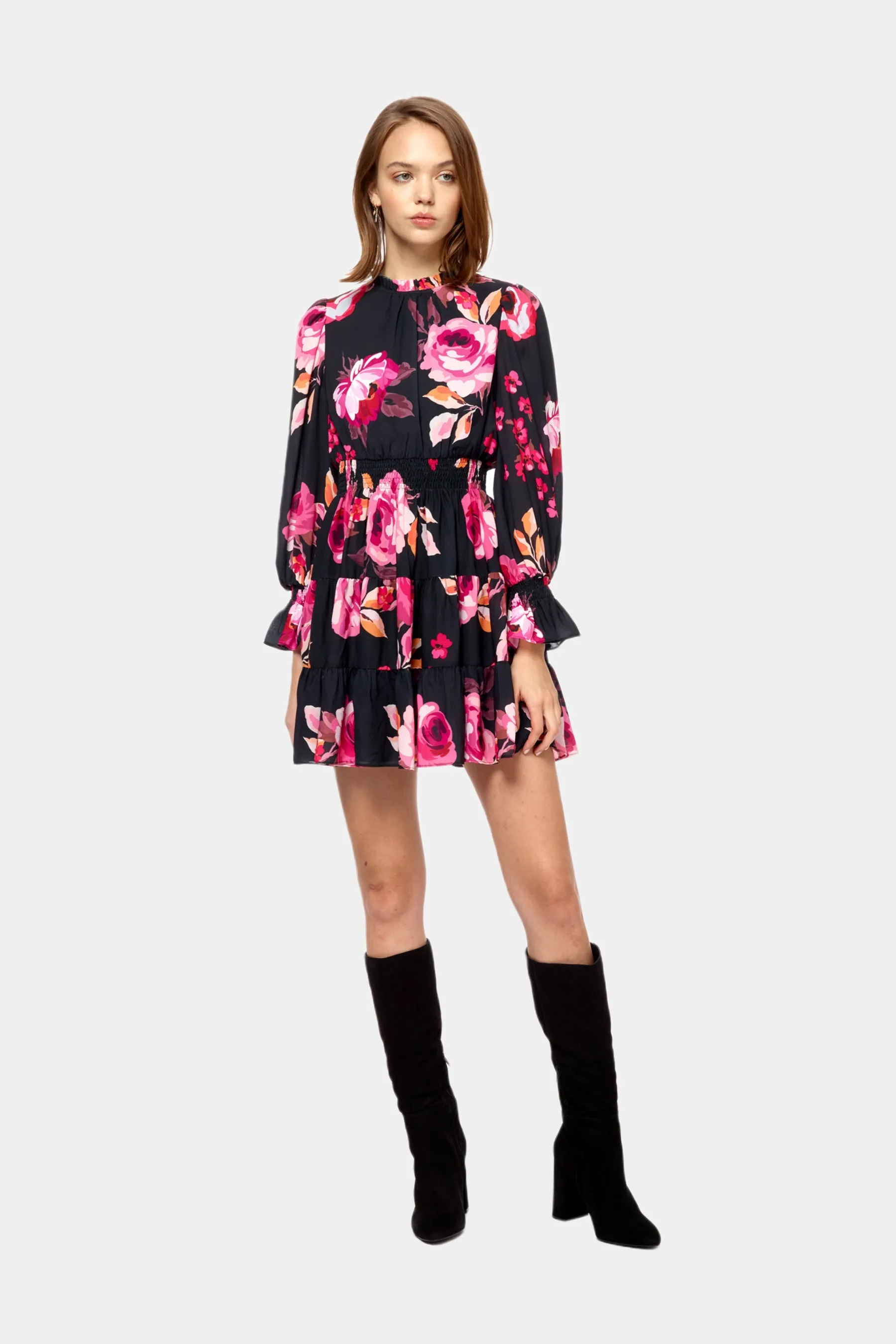 Elastic Waist Mini Dress sold by Lord & Taylor