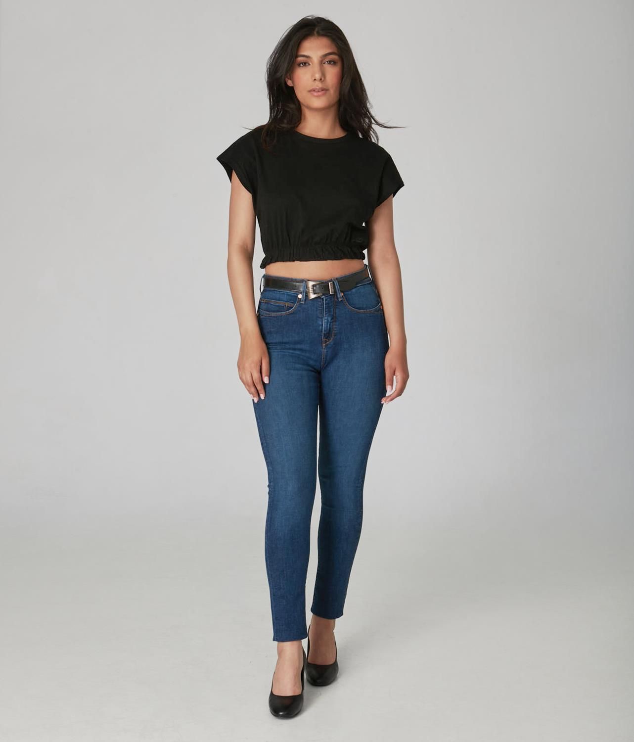 Alexa High-Rise Skinny Jeans sold by Lord & Taylor