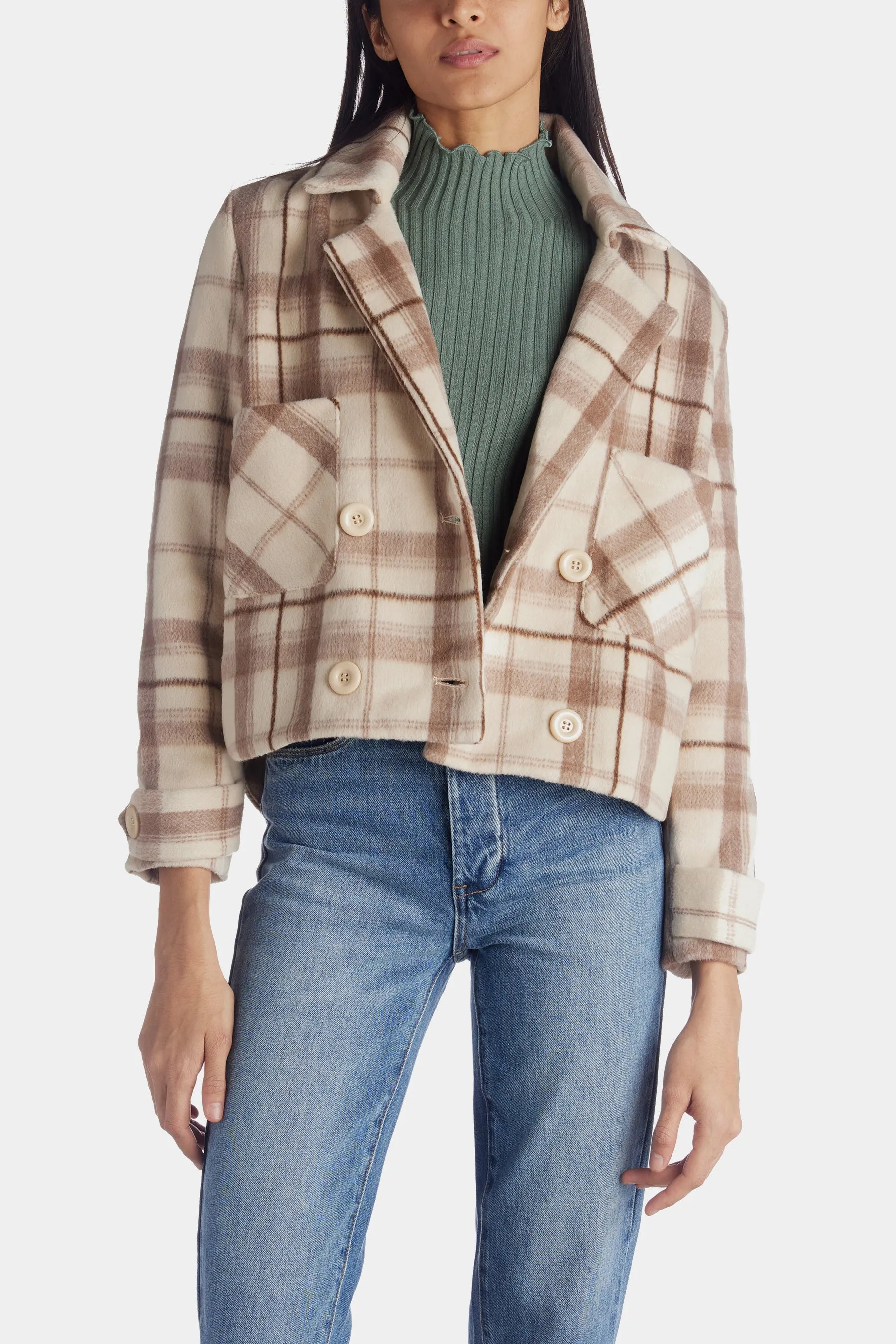 Double Breated Long Sleeve Jacket sold by Lord & Taylor product image thumbnail 2