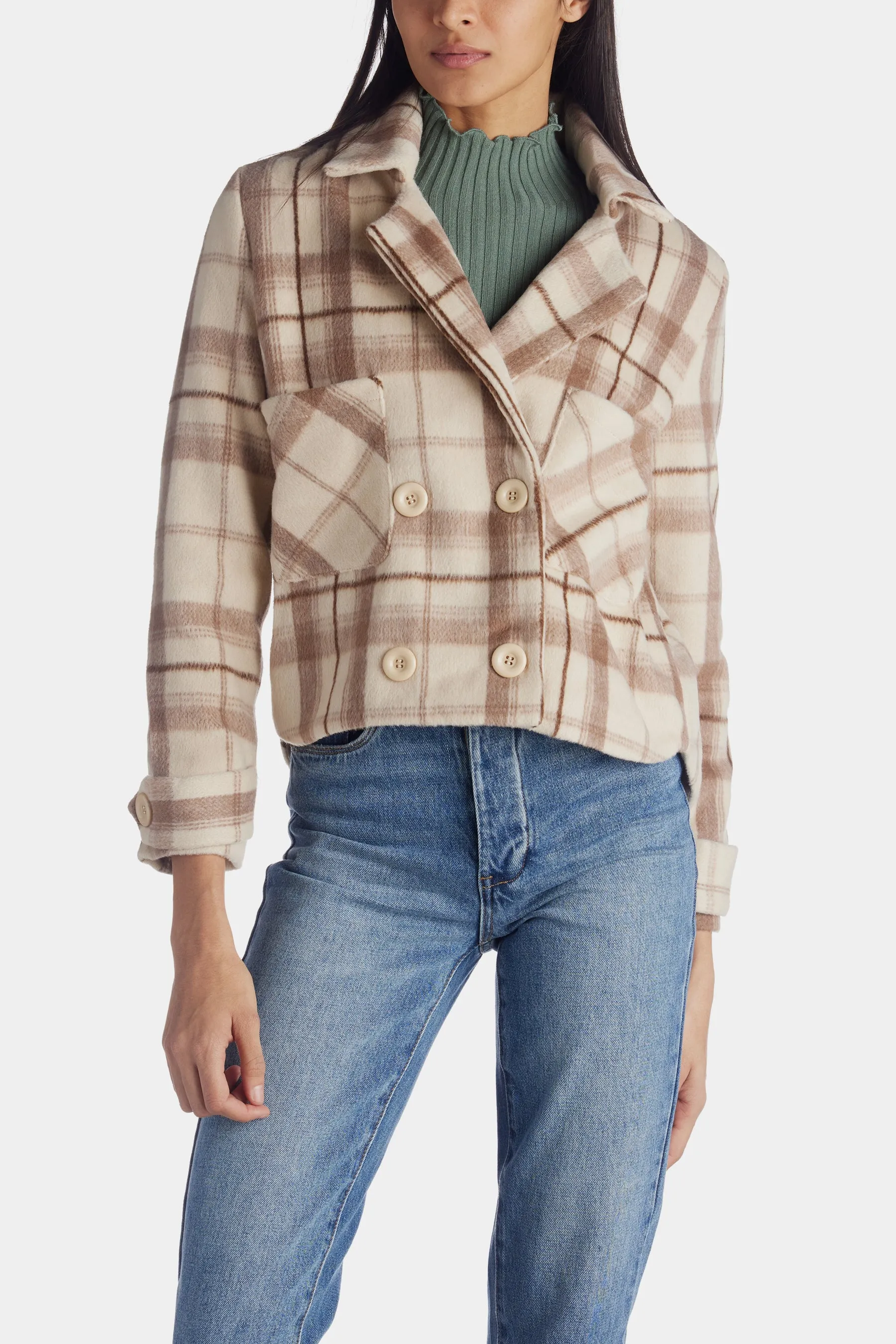 Double Breated Long Sleeve Jacket sold by Lord & Taylor