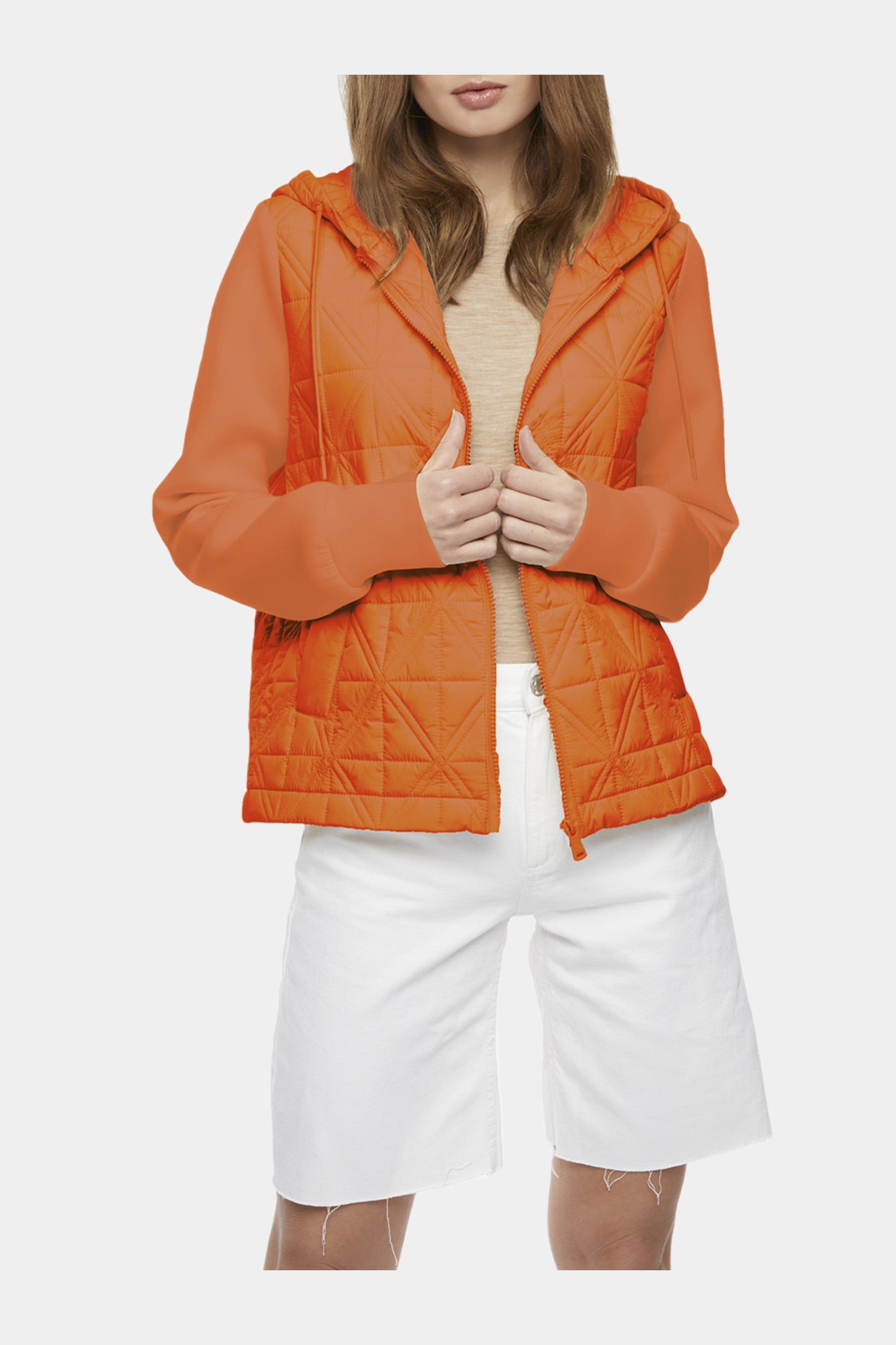 Diamond Quilt Mix Media Jacket sold by Lord & Taylor product image thumbnail 2