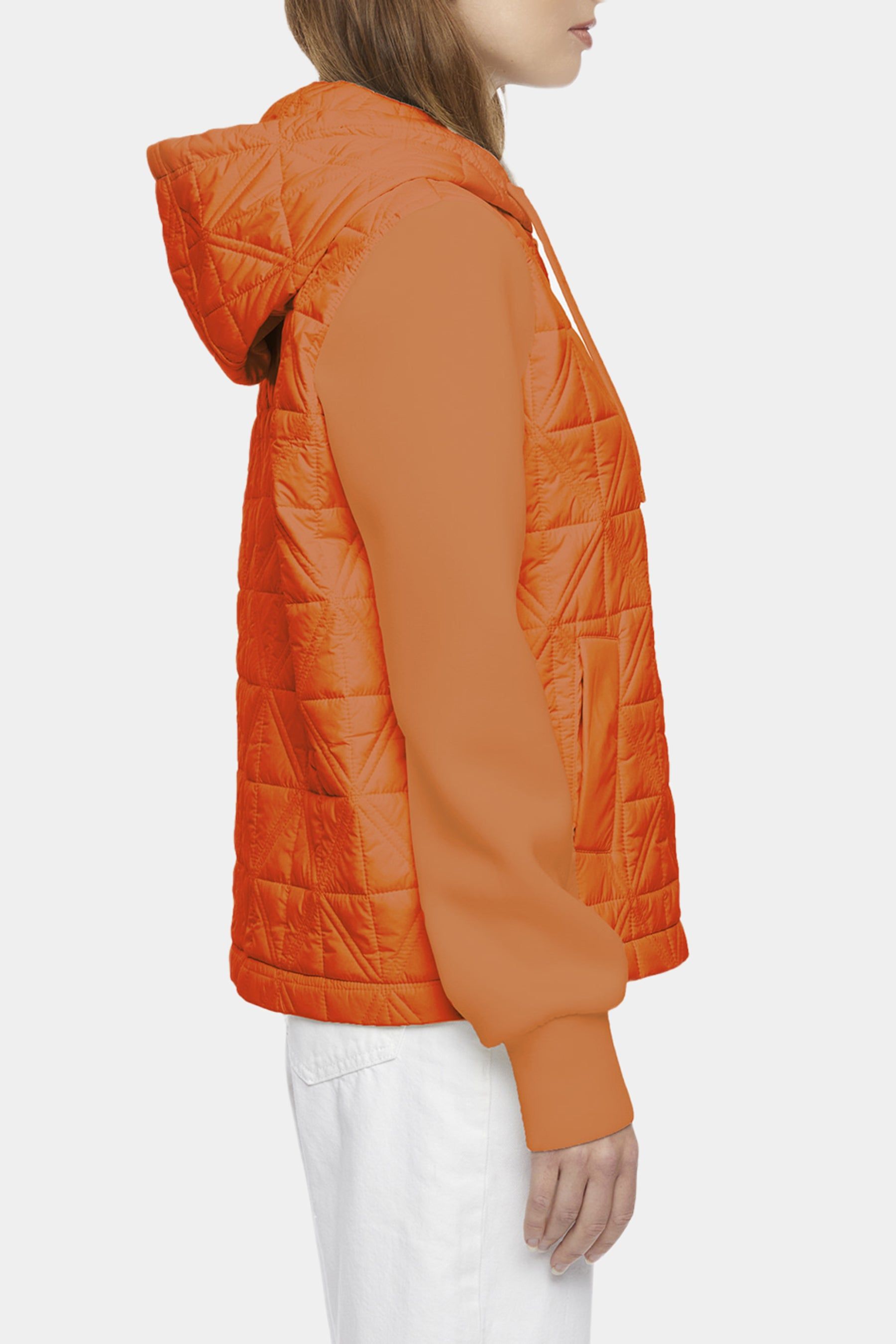 Diamond Quilt Mix Media Jacket sold by Lord & Taylor product image thumbnail 3