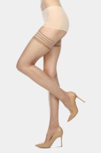 Nudes Ultra Bare Lace Top Thigh Highs sold by Lord & Taylor
