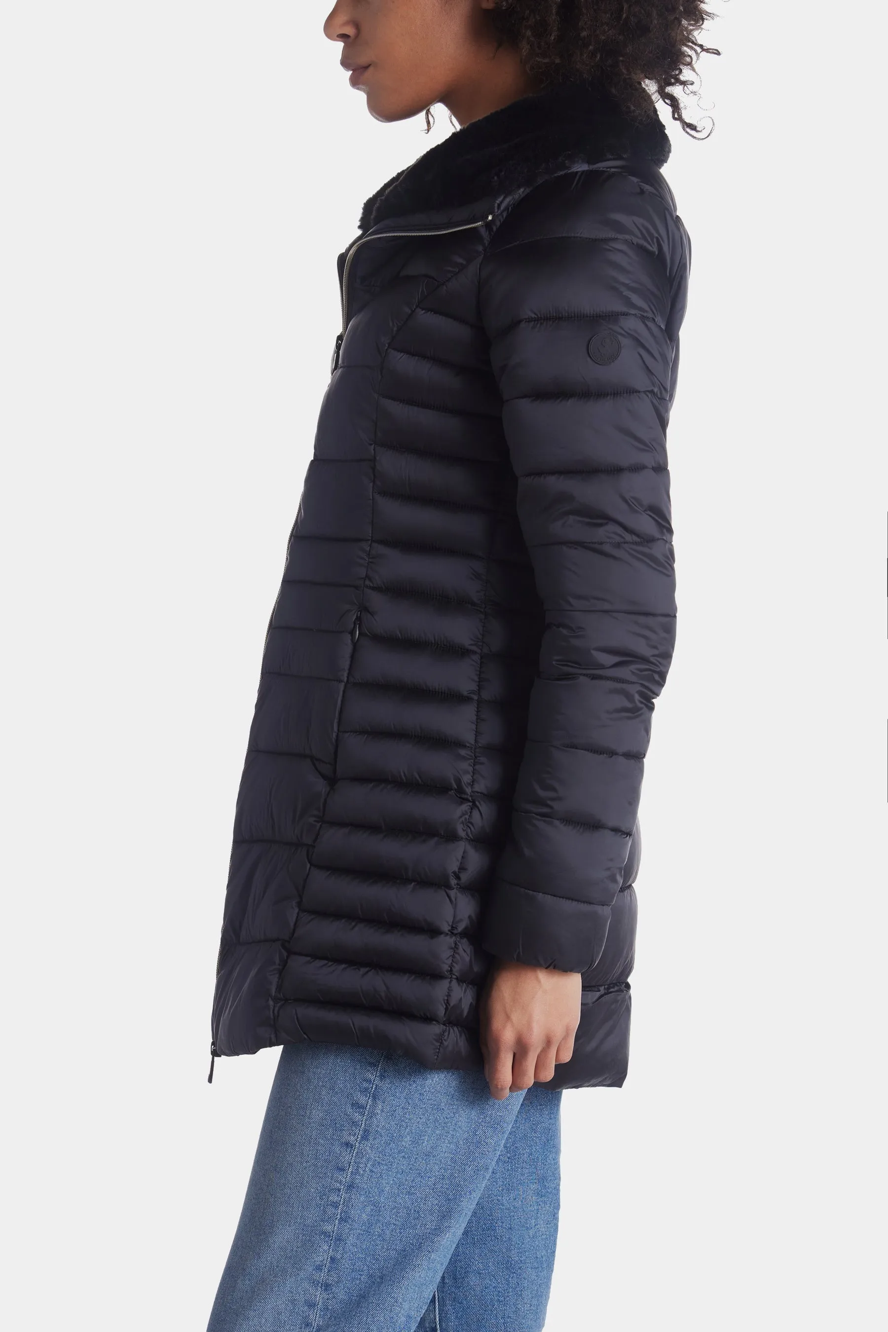 Faux Fur Collar Caroline Iridescent Jacket sold by Lord & Taylor product image thumbnail 5