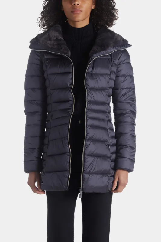 Faux Fur Collar Caroline Iridescent Jacket sold by Lord & Taylor