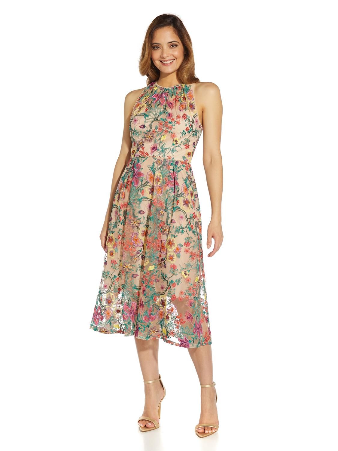 Embroidered Midi Dress sold by Lord & Taylor product image thumbnail 3