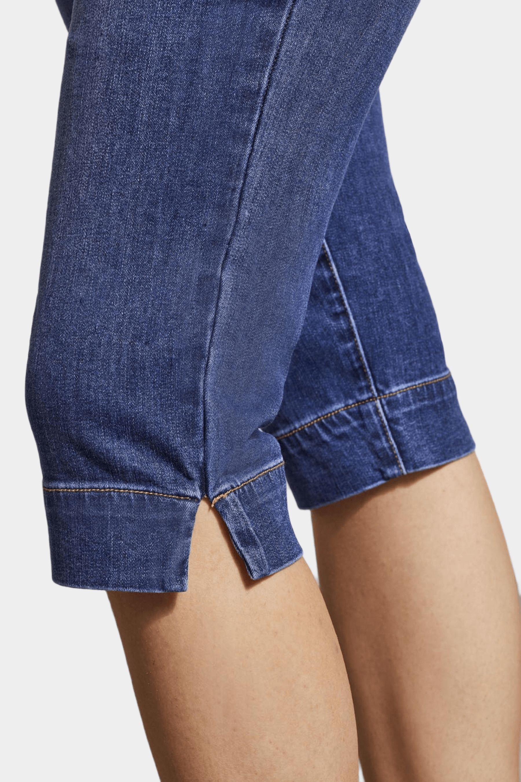 Audrey Pull On Side Slit Capri Jeans sold by Lord & Taylor product image thumbnail 2