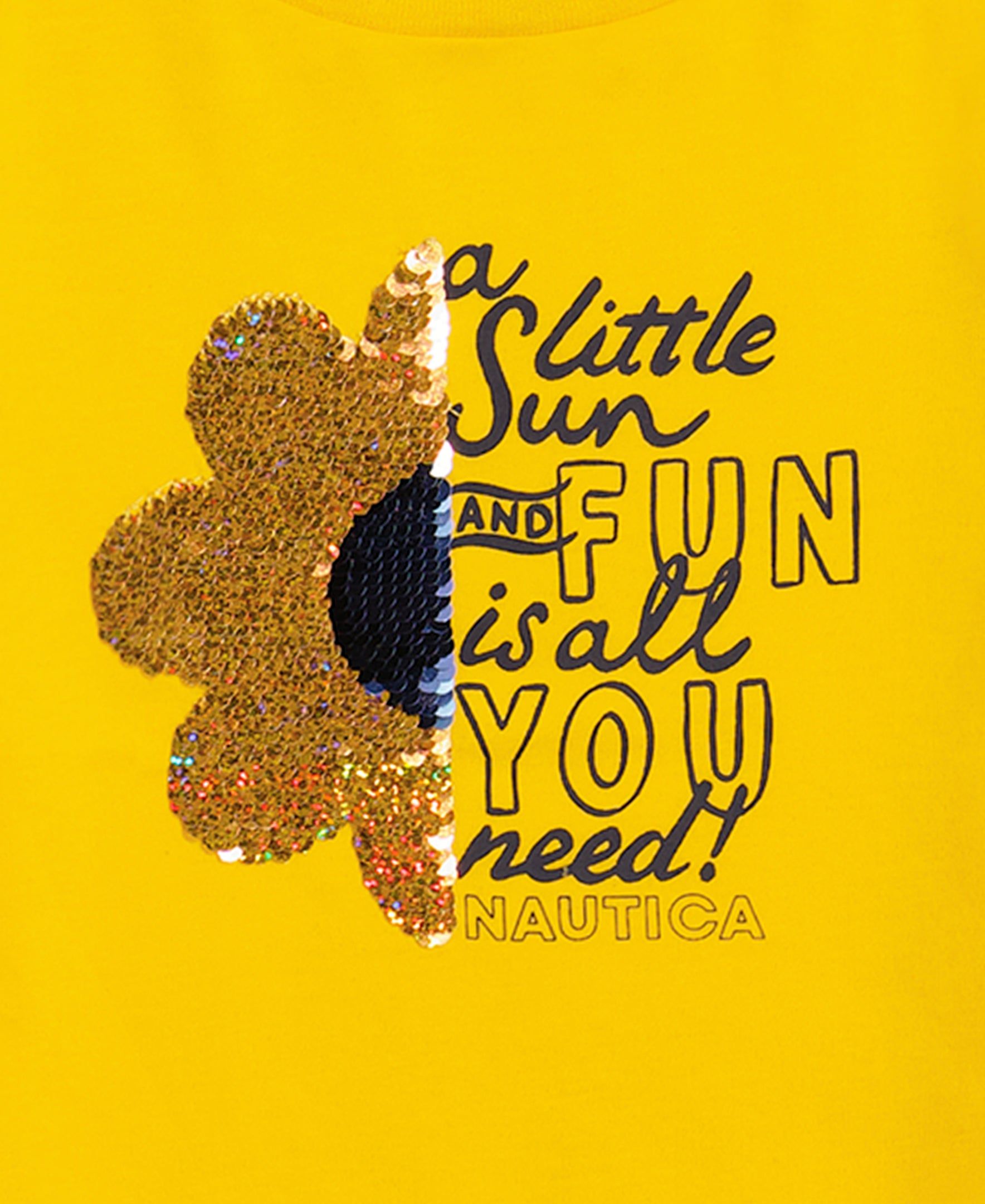 Girls Sequin Sun Fun Graphic T-Shirt sold by Lord & Taylor product image thumbnail 3
