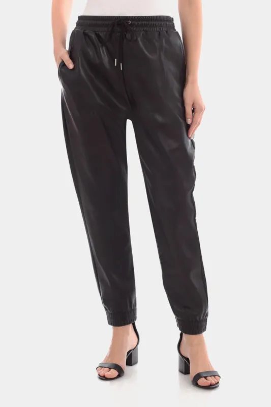 Faux Leather Joggers sold by Lord & Taylor