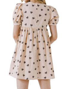 Heart Print Mini Dress sold by Lord & Taylor
