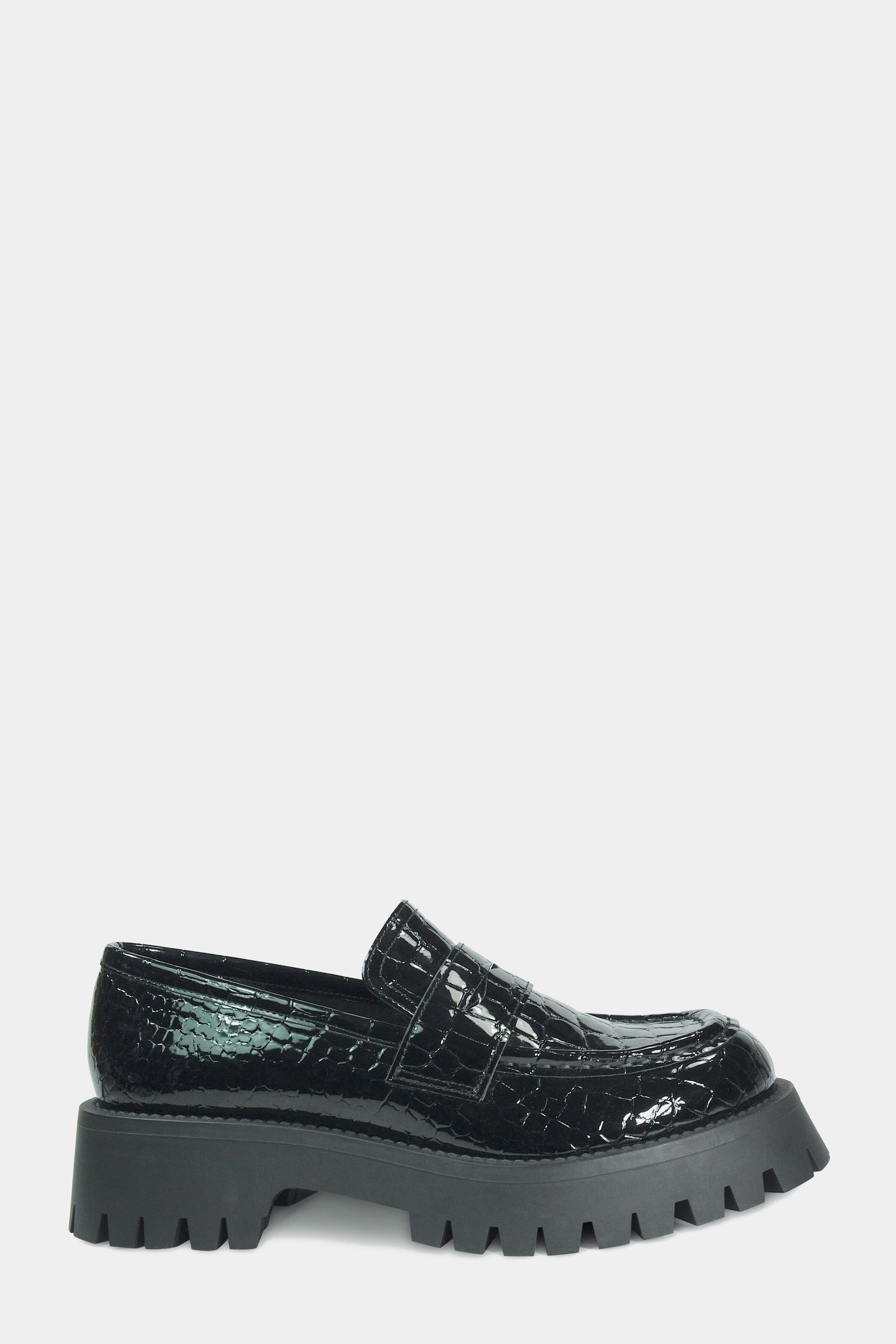 Lark Lug Sole Croco Patent Loafer sold by Lord & Taylor