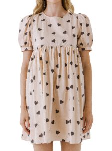 Heart Print Mini Dress sold by Lord & Taylor