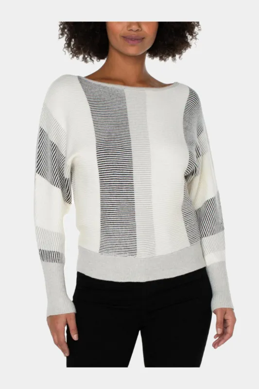 Boat Neck Colorblock Sweater sold by Lord & Taylor