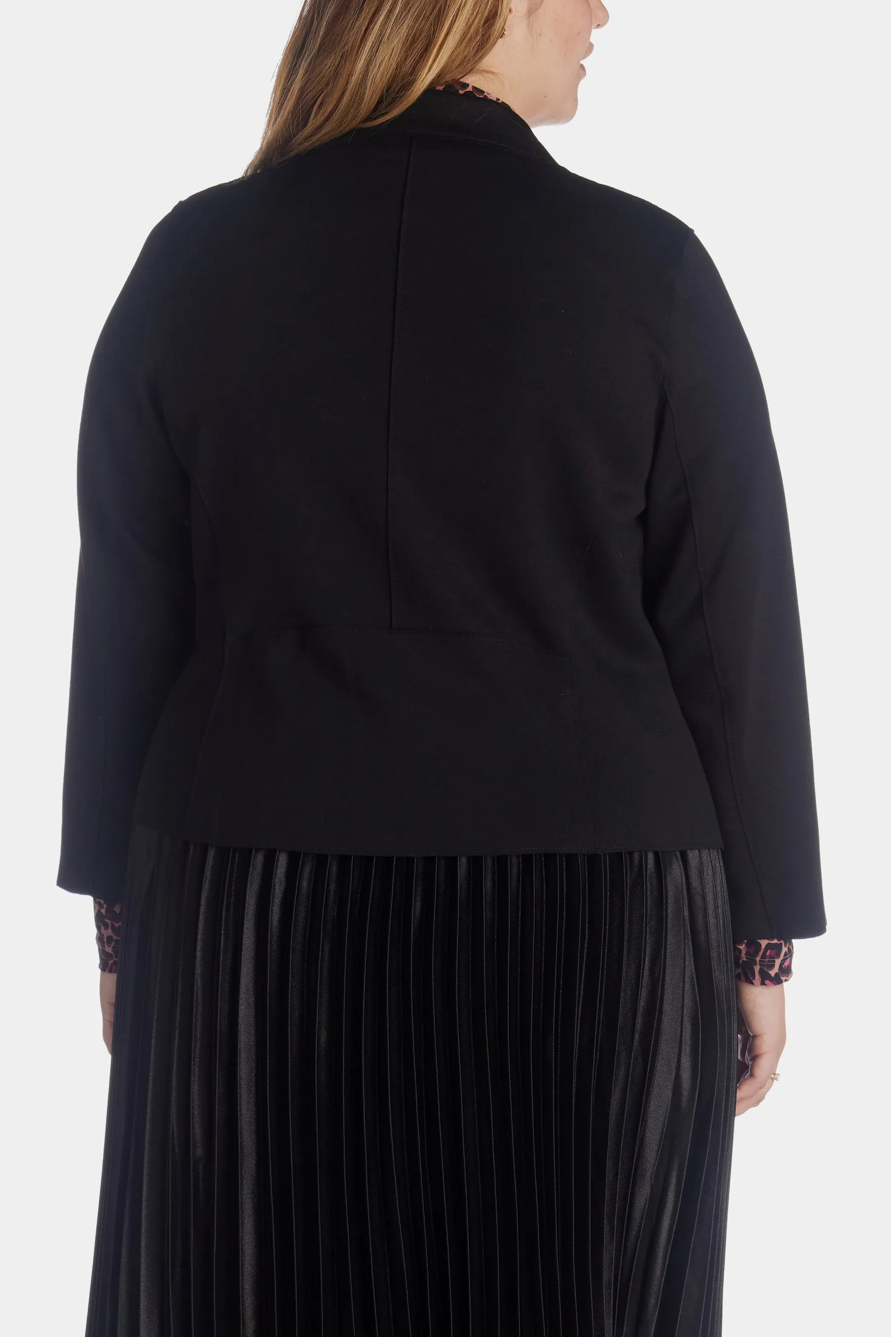 Scuba Ponte Zip Front Moto Jacket sold by Lord & Taylor product image thumbnail 5