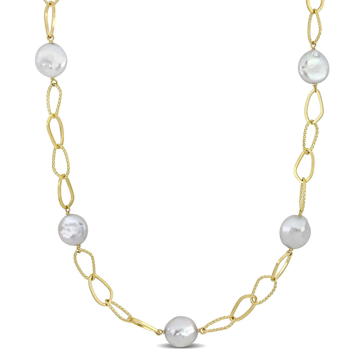 Cultured Freshwater Pearl Station Necklace sold by Lord & Taylor product image thumbnail 5