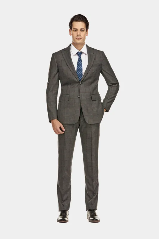 Check Wool Suit sold by Lord & Taylor