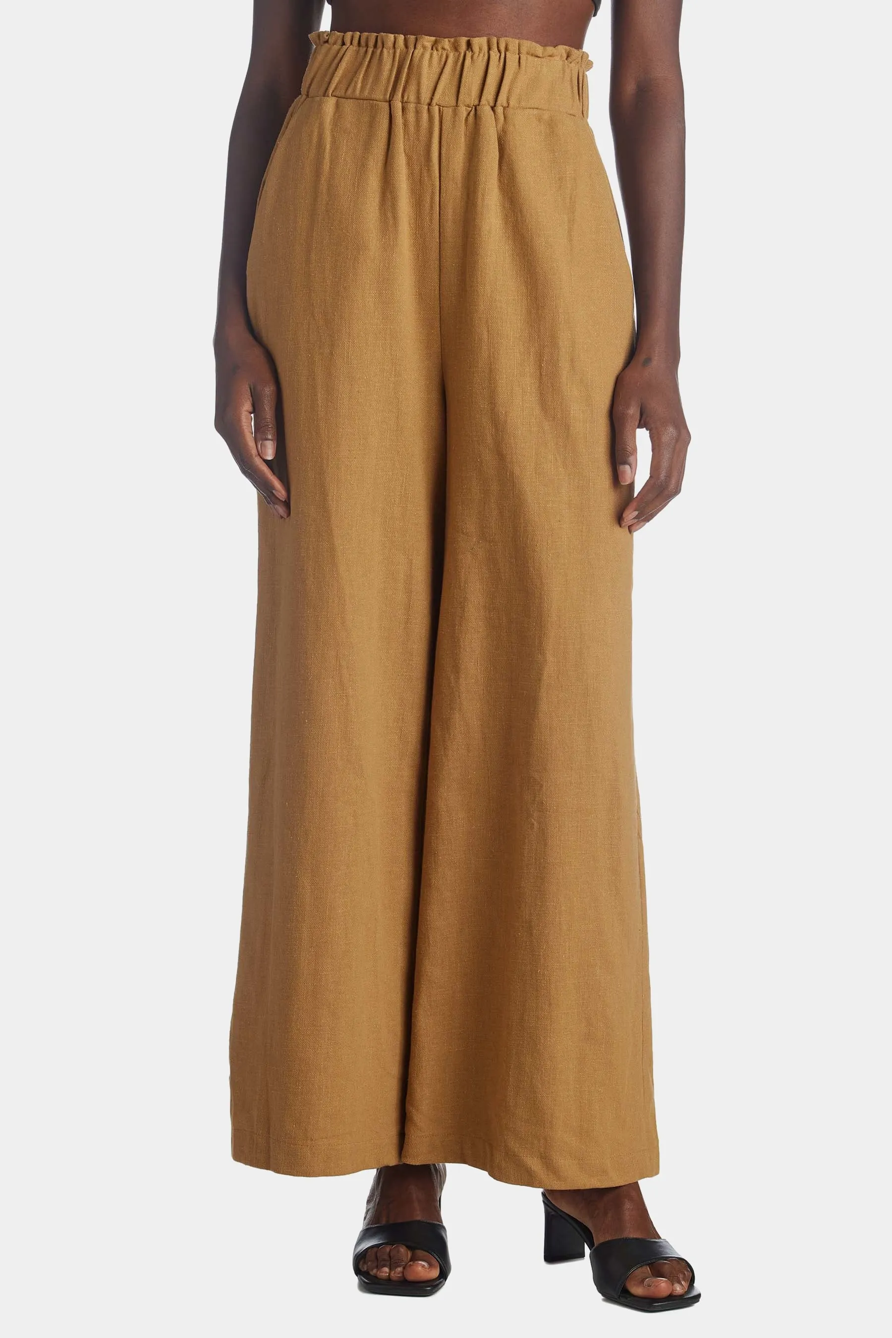 Wide Leg Ramie Pant sold by Lord & Taylor product image thumbnail 5