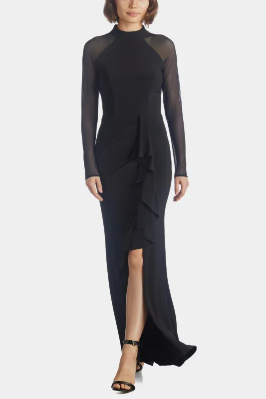 Long Ity Mock Neck Mesh Sleeve sold by Lord & Taylor