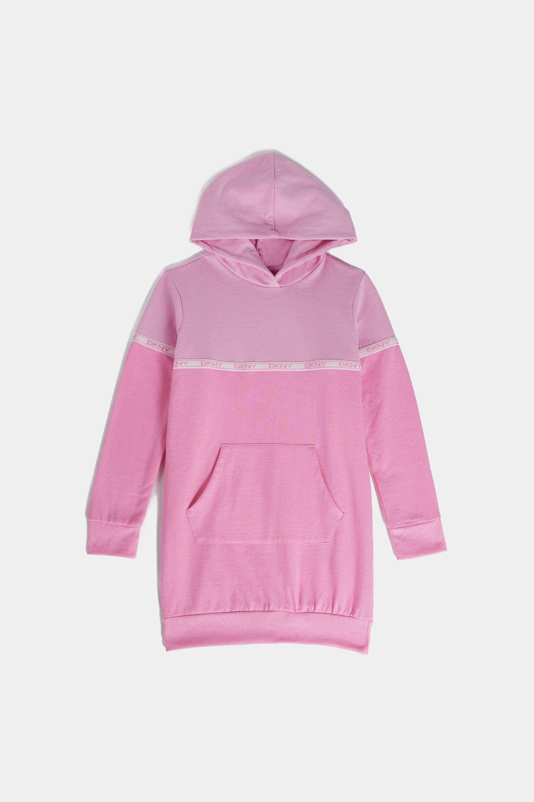 Girls Long Sleeve Hooded Colorblock Dress sold by Lord & Taylor