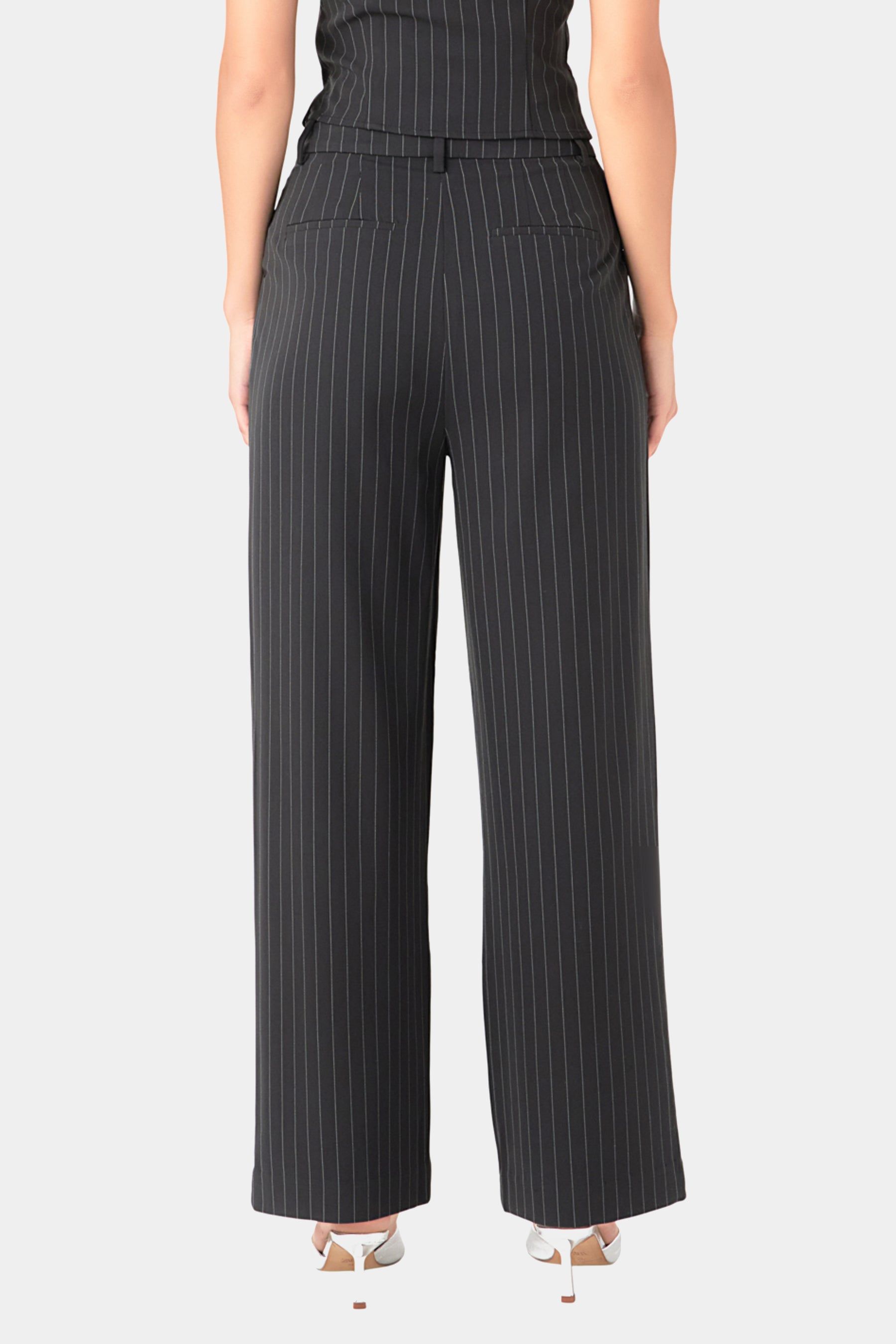 Pinstriped Wide Leg Pants sold by Lord & Taylor product image thumbnail 5