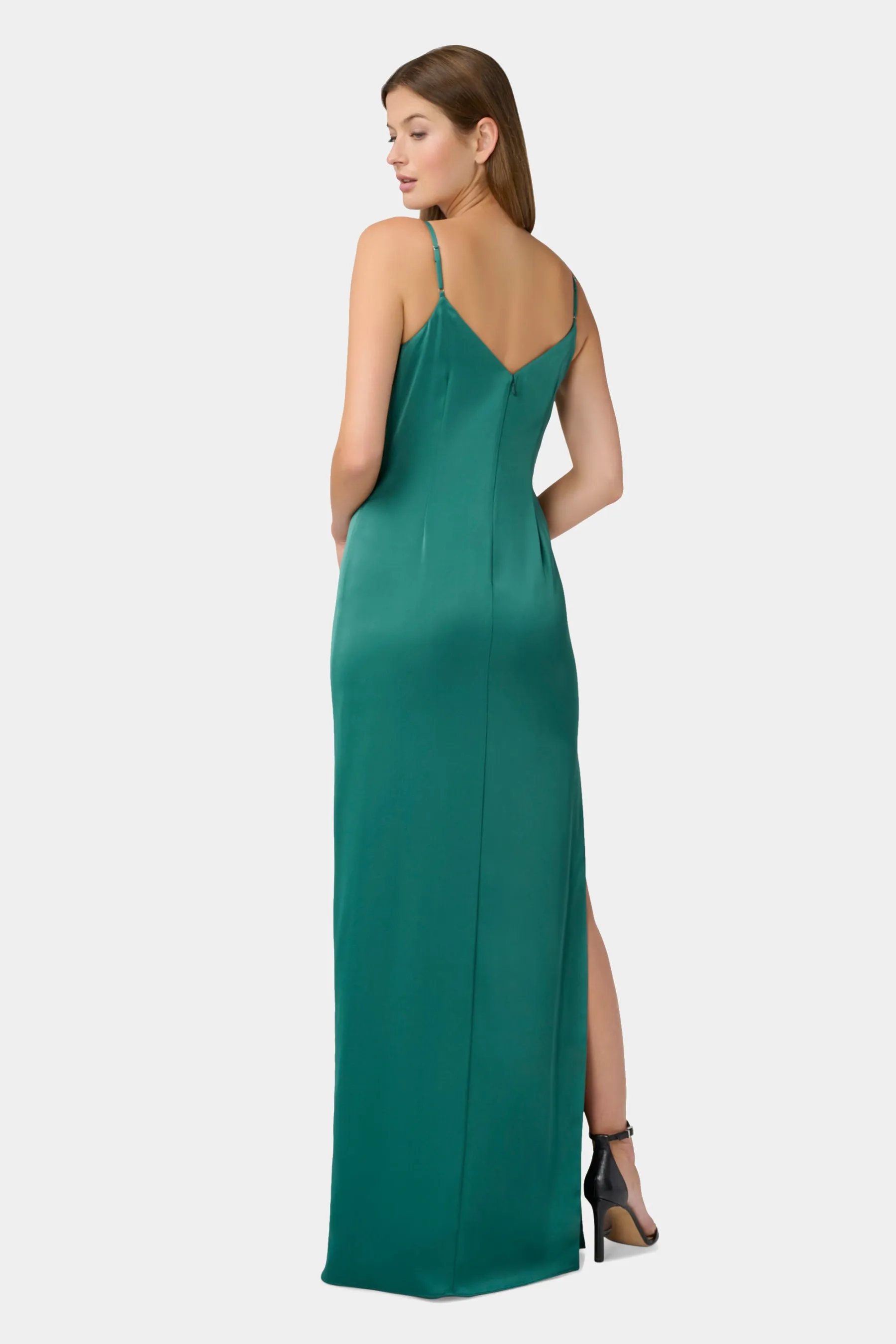 Crepe Column Gown sold by Lord & Taylor product image thumbnail 3