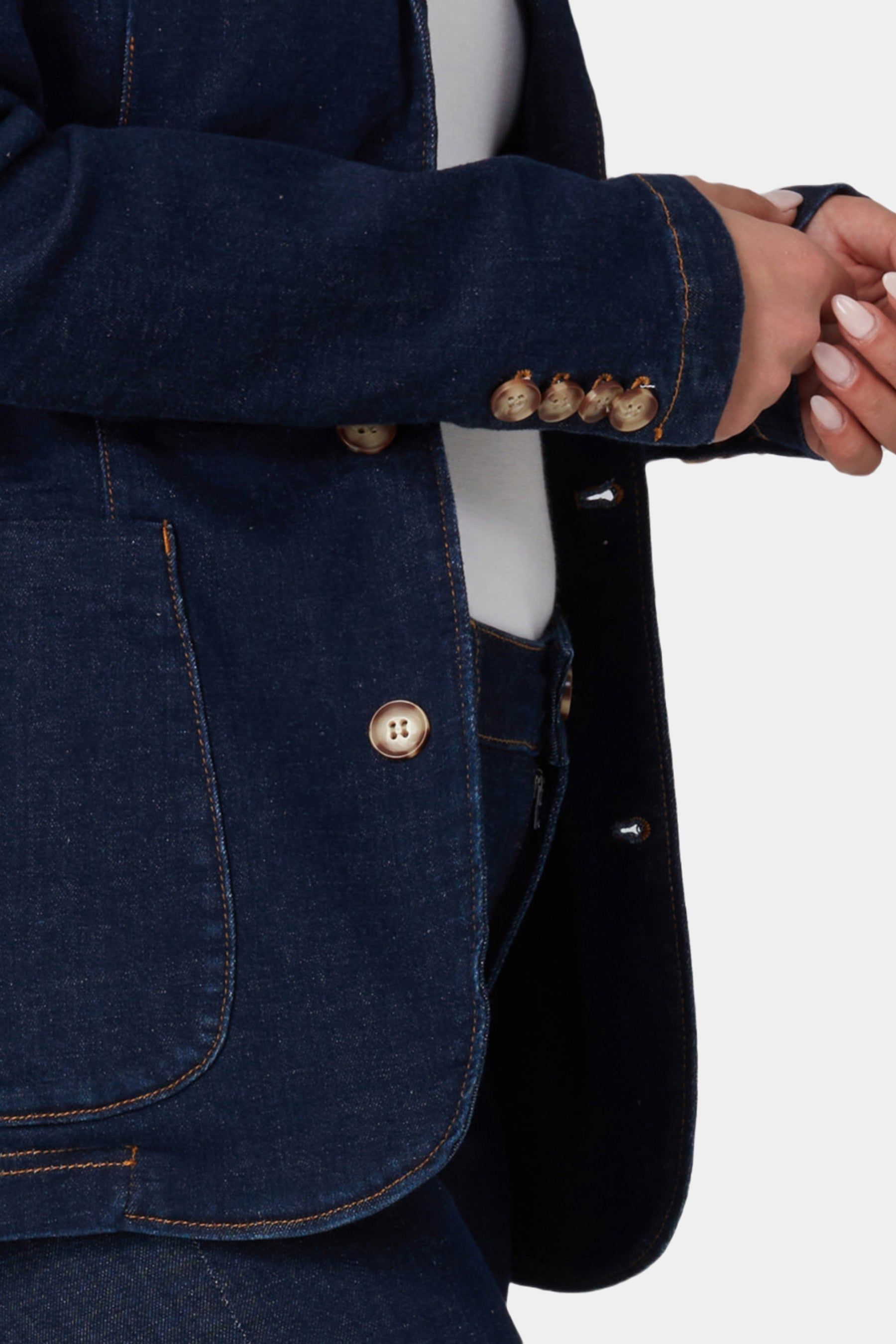 Tilly Denim Blazer sold by Lord & Taylor product image thumbnail 2