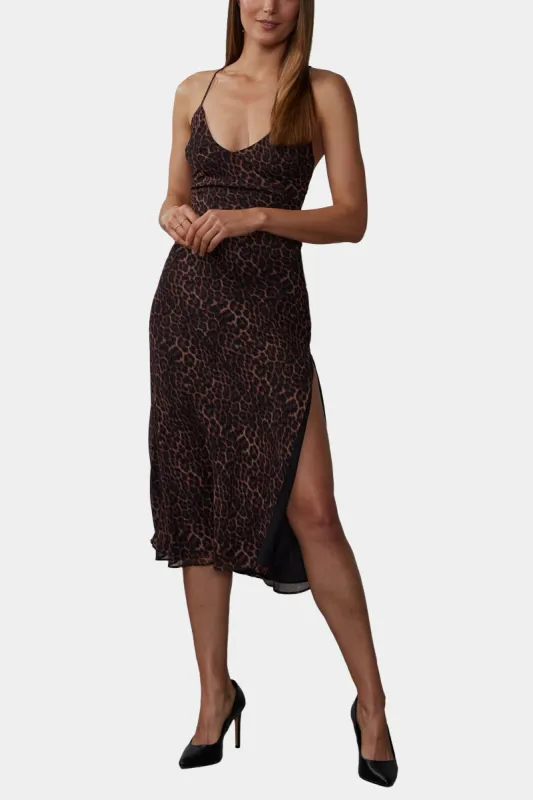 Leopard Slip Midi Dress sold by Lord & Taylor