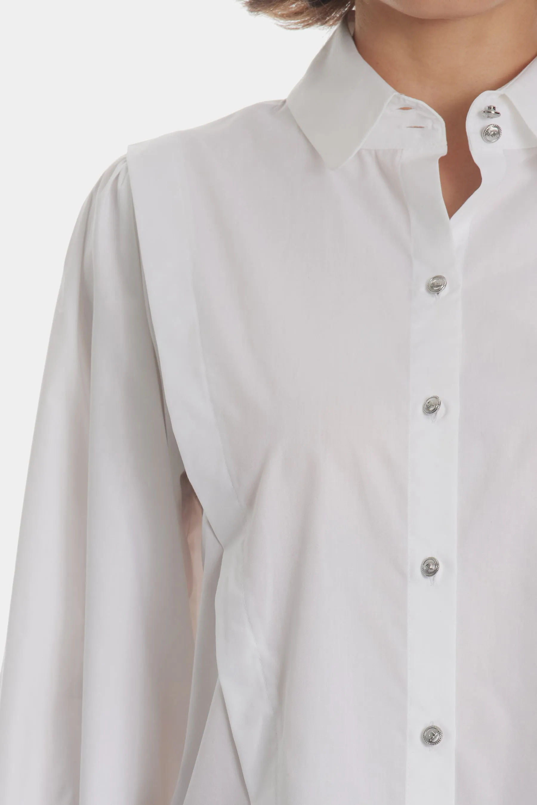 Contoured Button Up Shirt sold by Lord & Taylor product image thumbnail 4