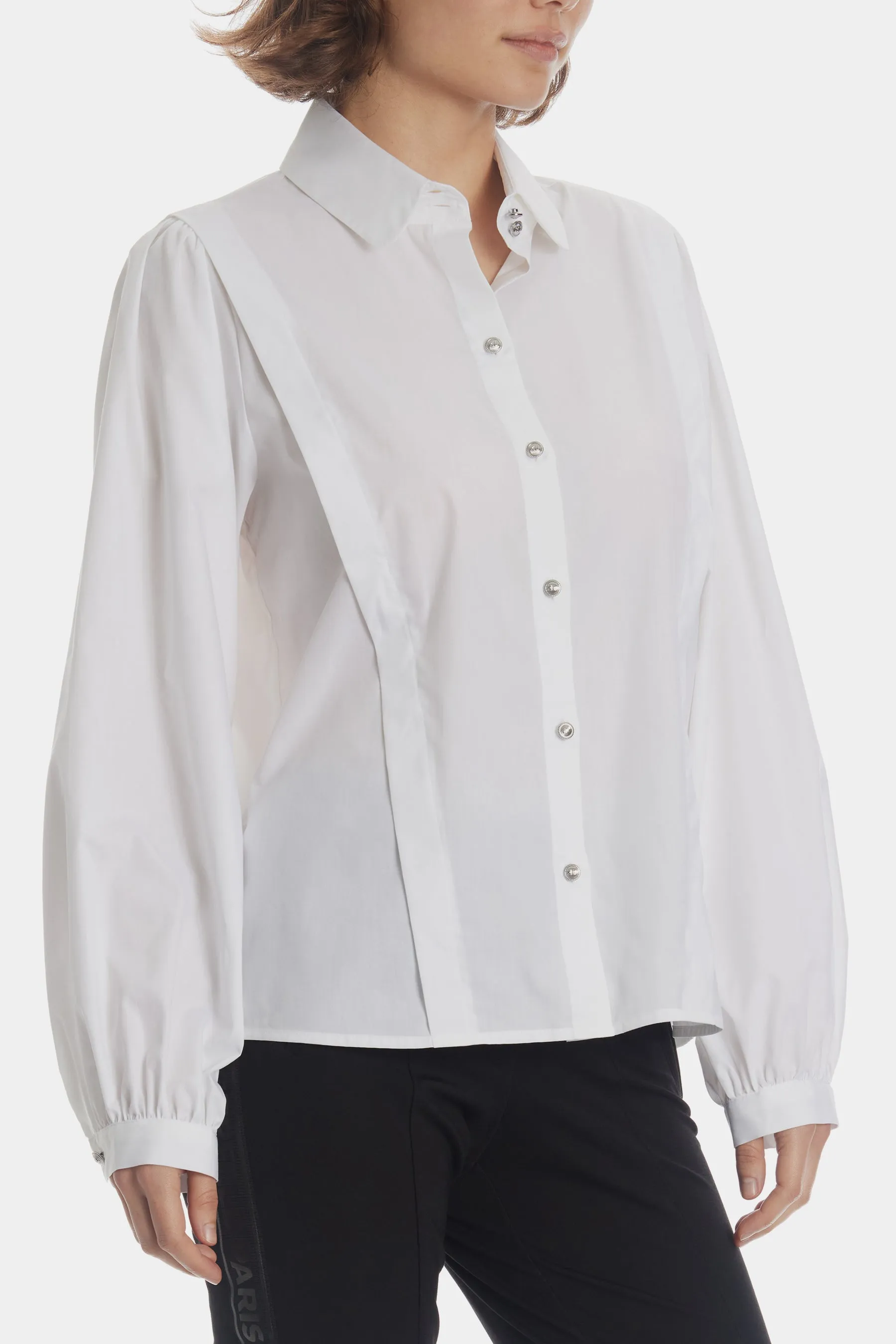 Contoured Button Up Shirt sold by Lord & Taylor product image thumbnail 5
