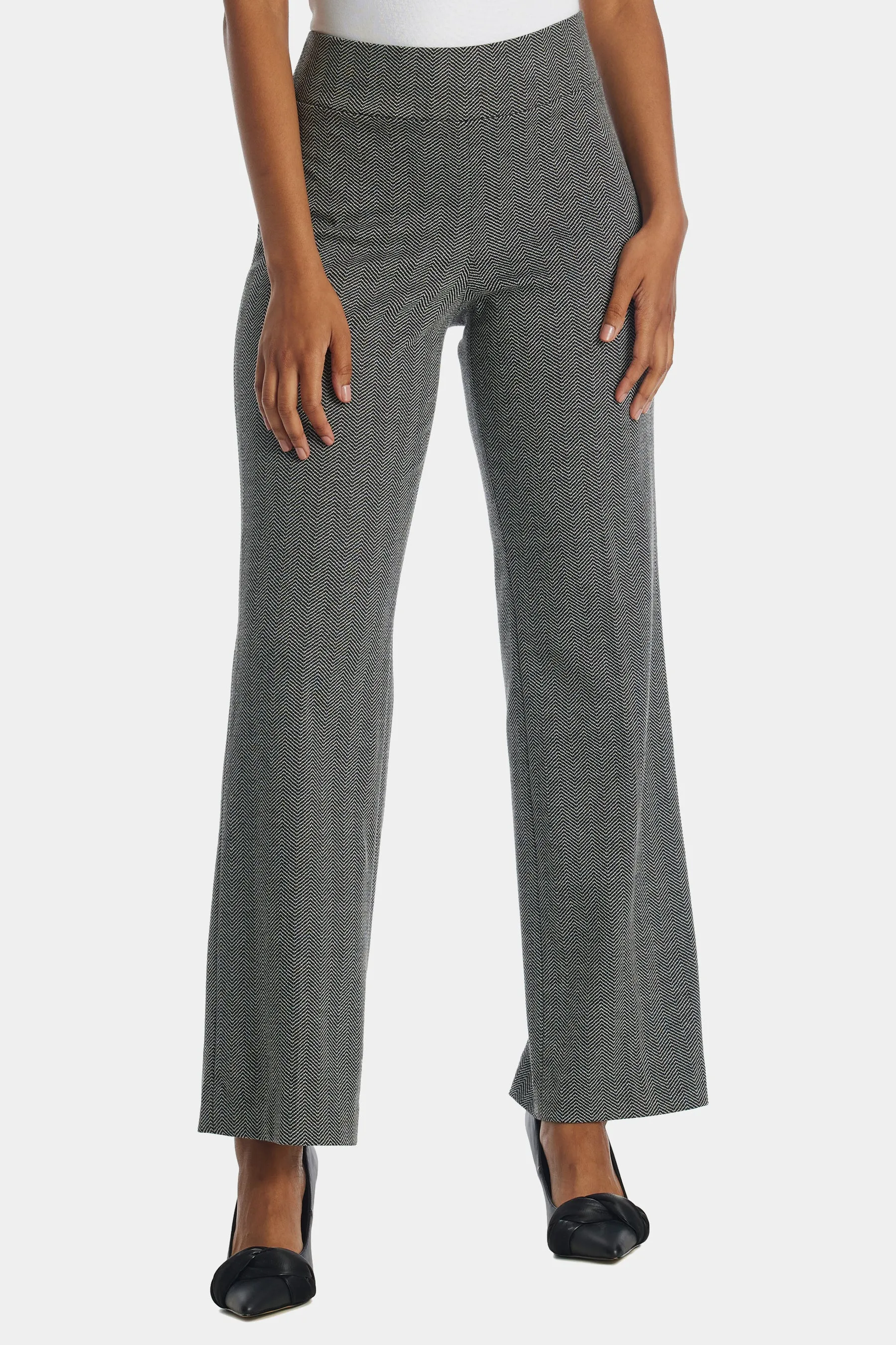 Herringbone Pull On Wide Leg Pants sold by Lord & Taylor