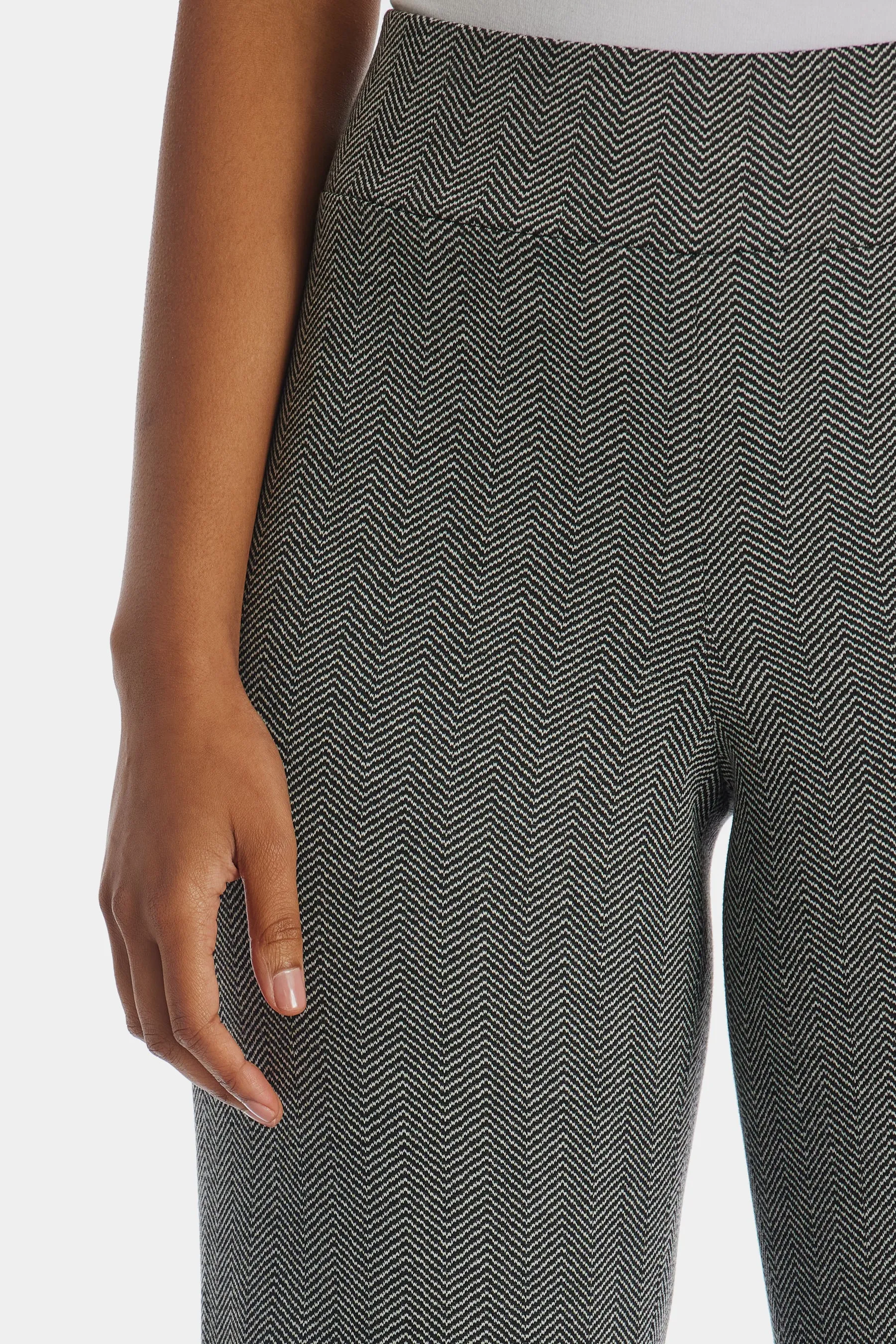 Herringbone Pull On Wide Leg Pants sold by Lord & Taylor product image thumbnail 2
