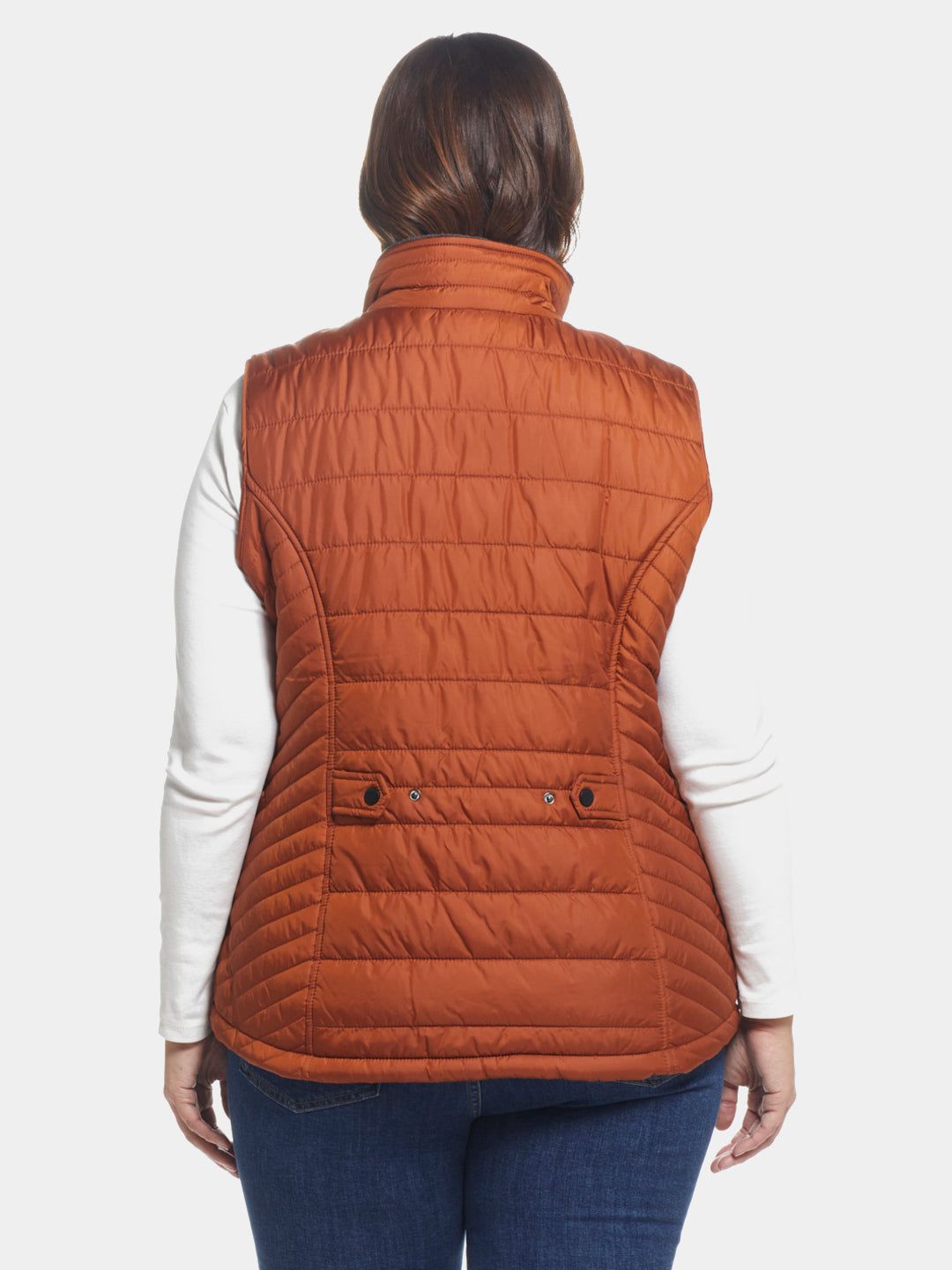Quilted Puffer Vest Plush Lining sold by Lord & Taylor product image thumbnail 2