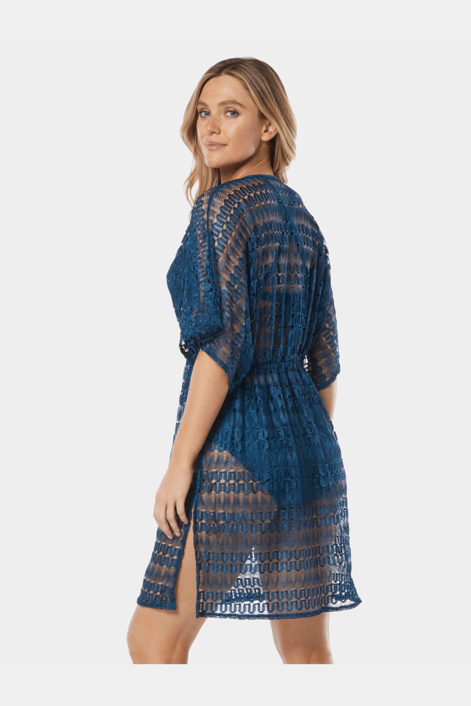 Crochet Breeze V-Neck Caftan Cover Up sold by Lord & Taylor product image thumbnail 2