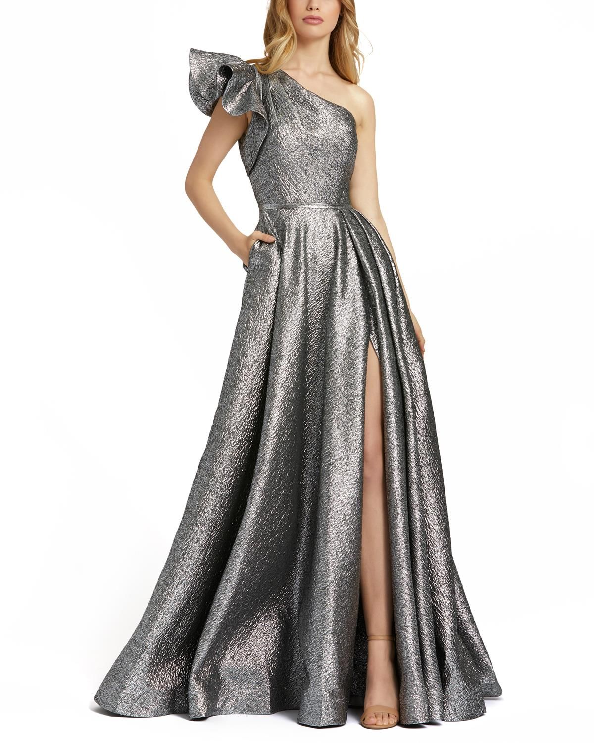 One Shoulder Gown sold by Lord & Taylor product image thumbnail 5