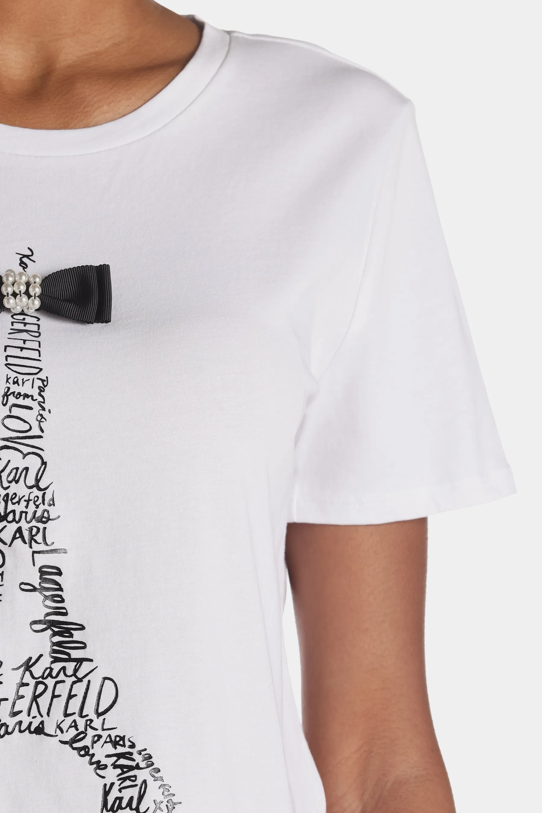 Eiffel Tower with Bow Tee sold by Lord & Taylor product image thumbnail 2