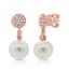 14K Gold Pearl & Diamond Dangle Earrings sold by Lord & Taylor product image thumbnail 5