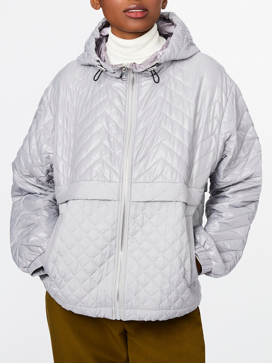 Mixed Quilted Lightweight Jacket sold by Lord & Taylor product image thumbnail 6